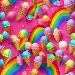 Rainbow Background Wallpaper - rainbow ice cream wallpaper  