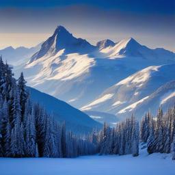 Mountain Background Wallpaper - snow covered mountain background  