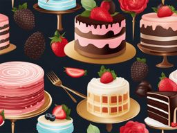 cake clipart transparent background - with delectable layers and frosting. 