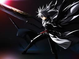 Anime Black Background  ,desktop background wallpaper