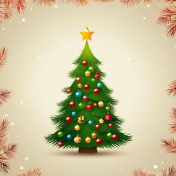 Christmas Background Wallpaper - christmas tree cartoon no background  