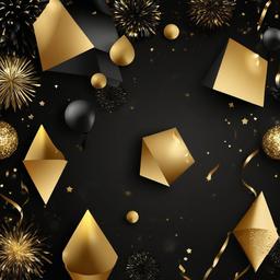 Party Background Wallpaper - black and gold background for birthday  