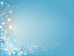 Light Blue Christmas Background  