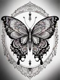 mandala butterfly tattoo designs  