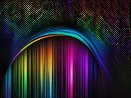 Black Wallpaper Rainbow  