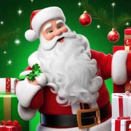 Christmas Background Wallpaper - santa claus green screen video  