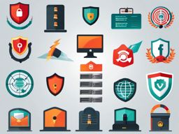 Internet Security Firewall clipart - Internet security firewall, ,vector color clipart,minimal