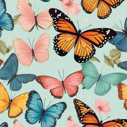 Butterfly Background Wallpaper - butterfly background pastel  