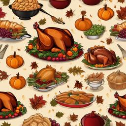 Thanksgiving Background Wallpaper - turkey dinner background  