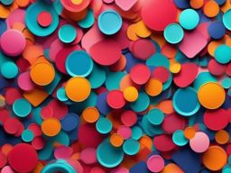 Abstract patterns on colorful backgrounds top view, product photoshoot realistic background, hyper detail, high resolution