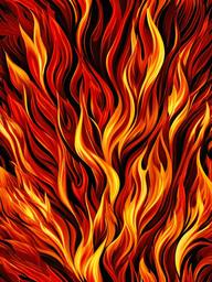 Fire Wallpaper - Inferno with bold red and yellow hues  background wallpaper