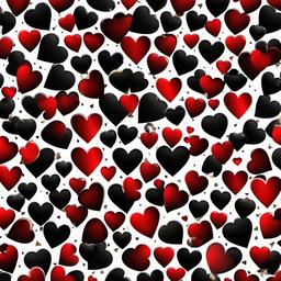 Heart Background Wallpaper - red heart black background  