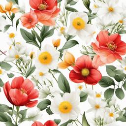 spring flowers white background  ,background wallpaper