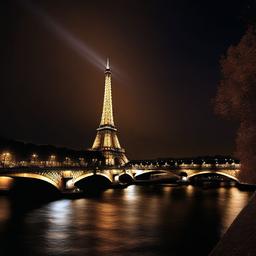 Eiffel Tower Dark Wallpaper  ,desktop background wallpaper