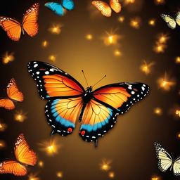 Butterfly Background Wallpaper - butterfly lighting background  
