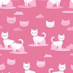 Cat Background Wallpaper - fluffy background pink  