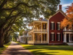 roam the historic district of a colonial town, with well-preserved architecture from the past. 