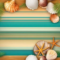 Beach background - seashell beach background  