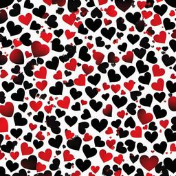 Heart Background Wallpaper - red and black hearts background  