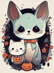 Creepy Cute Wallpaper - Cute meets spooky, gentle designs  ,mobile iphone background wallpaper