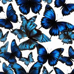 Butterfly Background Wallpaper - black blue butterfly wallpaper  