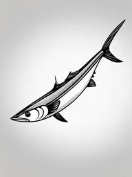 drawing of swordfish  minimal rough sketch scribbles,doodles,black and white