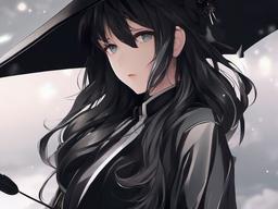 Anime Wallpaper Aesthetic Black  ,desktop background wallpaper