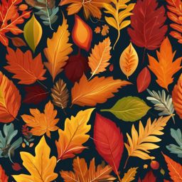 Autumn Wallpaper - Colorful Autumn Foliage  intricate patterns, splash art, wallpaper art