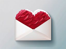 Love letter sticker, Romantic , sticker vector art, minimalist design