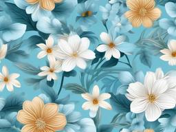 Sky Blue Floral Background  ,desktop background wallpaper