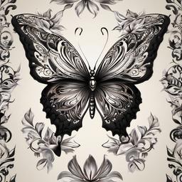 tattoo design butterfly 3d  