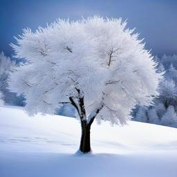 Winter background wallpaper - white tree snow wallpaper  