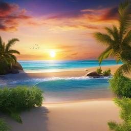 Beach background - live beach wallpaper  