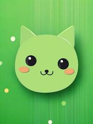 wallpaper cute green  ,mobile iphone background wallpaper