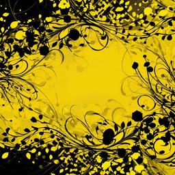 Yellow Background Wallpaper - background yellow black  