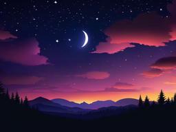 Night Time Sky Background  ,desktop background wallpaper