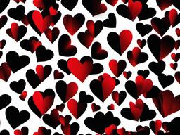 Red Heart In Black Background - Deep black with a red heart for contrast.  background wallpaper