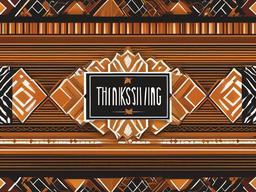 Thanksgiving Wallpaper-A bold, graphic Thanksgiving design, with striking typography and geometric patterns.  aesthetic background wallpaper