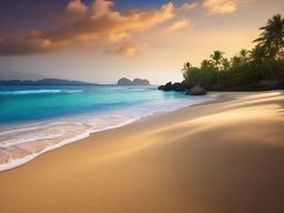 Sandy Beach Wallpaper  background