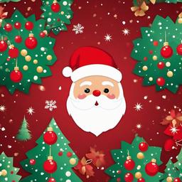 Christmas Background Wallpaper - cute santa claus wallpaper  