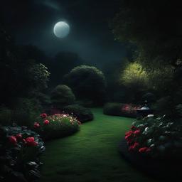 Dark Garden Background  ,desktop background wallpaper