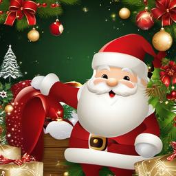 Christmas Background Wallpaper - christmas background with santa  