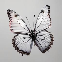 Butterfly Background Wallpaper - butterfly white background aesthetic  