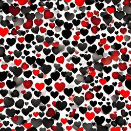 Heart Background Wallpaper - black wallpaper with red heart  