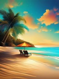 Beach Scenery Backgrounds Relaxing Coastal Views and Serene Beaches wallpaper splash art, vibrant colors, intricate patterns