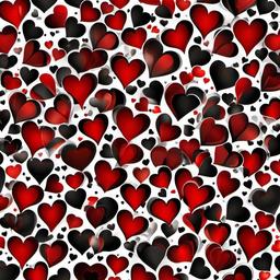 Heart Background Wallpaper - red and black hearts wallpaper  