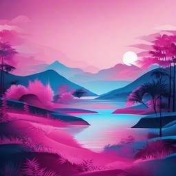 background blue pink  