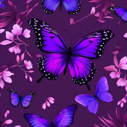 Butterfly Background Wallpaper - aesthetic wallpaper butterfly purple  