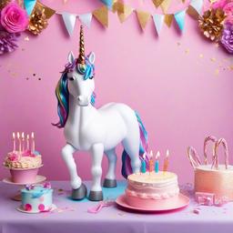 Birthday Background Wallpaper - unicorn backdrop birthday  