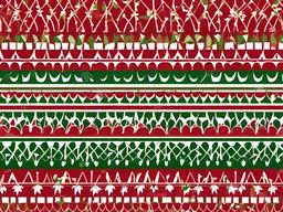 Background Red Green-Red and green with holiday-inspired shapes like holly leaves  background wallpaper